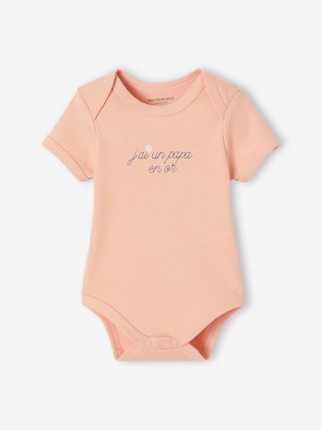 Set met 5 rompers korte mouwen ecru - vertbaudet enfant 