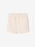 Sweat- en shortset voor baby's ecru - vertbaudet enfant 