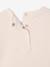 Sweat- en shortset voor baby's ecru - vertbaudet enfant 