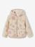 Veste fille sherpa motifs écru+mauve+vanille - vertbaudet enfant 