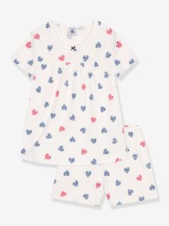 -Pyjama short enfant imprimé coeurs