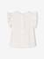 T-shirt bébé fleurs en relief rose grisé+vanille - vertbaudet enfant 