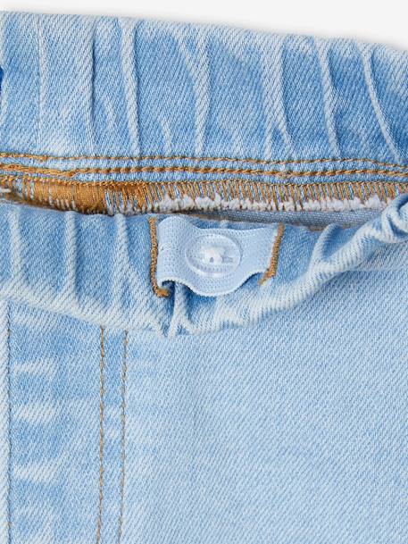 Jean tregging fille large bleu clair+bleu moyen+denim gris - vertbaudet enfant 