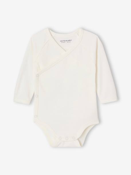 Ensemble naissance body + salopette + bonnet + gilet personnalisable rose+vert d'eau - vertbaudet enfant 