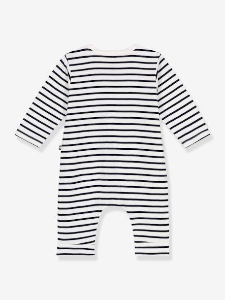 Lange romper van Petit Bateau marineblauw - vertbaudet enfant 