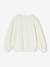 Sweat fille motif fantaisie écru+gris chiné+indigo - vertbaudet enfant 