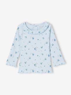 Bébé-T-shirt, sous-pull-T-shirt-T-shirt bébé en maille côtelée manches longues