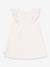 Robe enfant en coton manches courtes blanc - vertbaudet enfant 