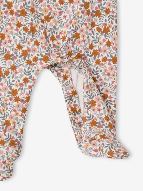 Ensemble naissance body + salopette + bonnet + gilet personnalisable rose+vert d'eau - vertbaudet enfant 