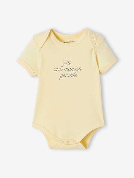 Set met 5 rompers korte mouwen ecru - vertbaudet enfant 