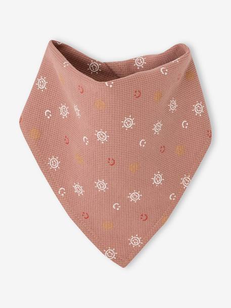 Combinaison bébé et bavoir nid d'abeille coffret cadeau noisette - vertbaudet enfant 