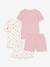 set van 2 korte pyjama's voor kinderen PETIT BATEAU wit - vertbaudet enfant 