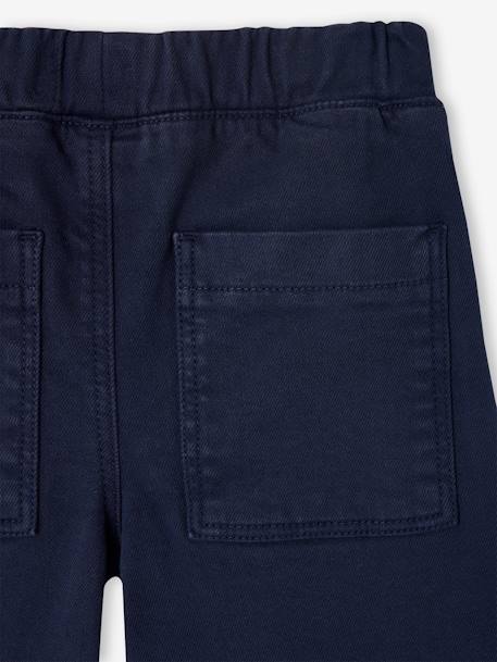 Tregging fille large marine+mauve - vertbaudet enfant 