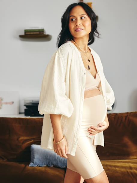 Zwangerschapsbroekje zonder naden, taillehoog en anti-schuur wit - vertbaudet enfant 