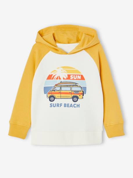 Sweat motif Surf garçon jaune - vertbaudet enfant 
