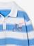 Gestreepte jongenstrui met polokraag blauw, gestreept - vertbaudet enfant 