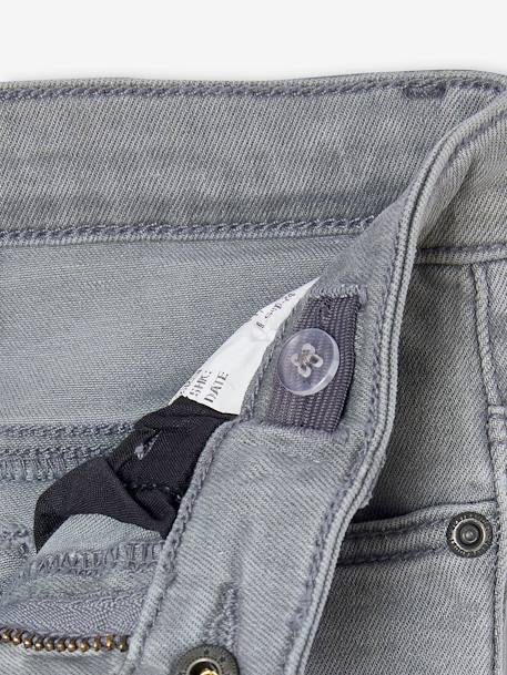 Slim fit jongensjeans Morphologik 'waterless' heupomtrek SMALL DENIM DONKERGRIJS+denimgrijs+double stone+RUW DENIM+STONE+zwart denim - vertbaudet enfant 