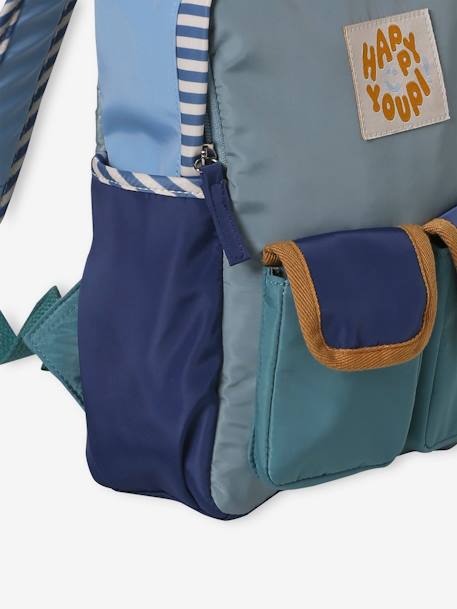 Rugzak voor de kleuterklas jongen hemelsblauw - vertbaudet enfant 