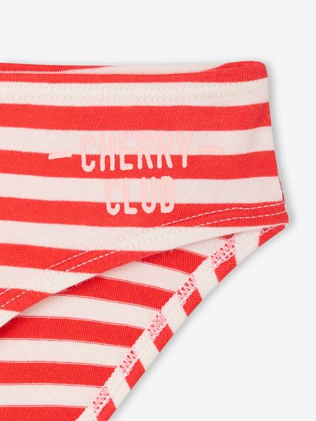 Set van 7 meisjesonderbroeken met print ecru - vertbaudet enfant 