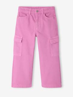 Meisje-Wijde cargobroek voor meisjes 