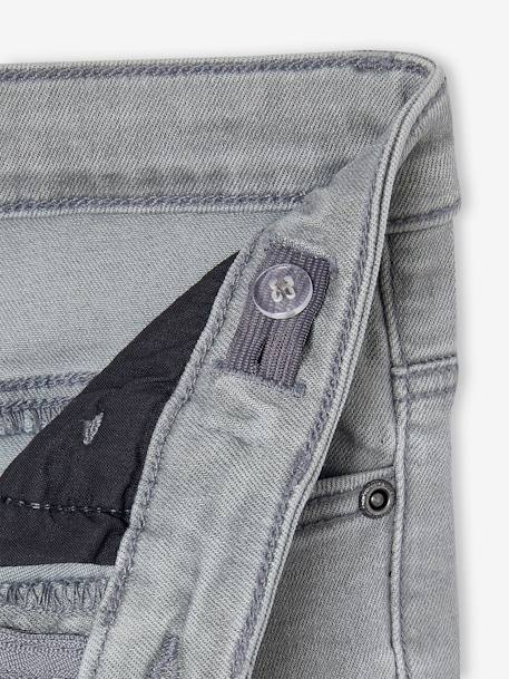Jean garçon slim morphologique LARGE DENIM BRUT+denim gris+DENIM GRIS FONCE+double stone+STONE - vertbaudet enfant 