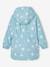 Ciré fille à capuche motifs magiques bleu ciel+blush+sauge imprimé - vertbaudet enfant 