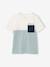 T-shirt garçon coloblock manches courtes ardoise+menthe+orange+vert anglais - vertbaudet enfant 