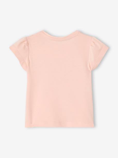 Lot de 2 t-shirts Basics bébé manches courtes rose pâle - vertbaudet enfant 