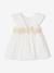 Robe cérémonie bébé fille ceinture nouée au dos blanc - vertbaudet enfant 