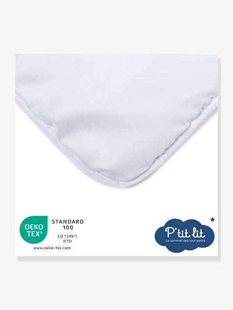 Anti-huisstofmijt en anti-bacterieel babydekbed wit - vertbaudet enfant 