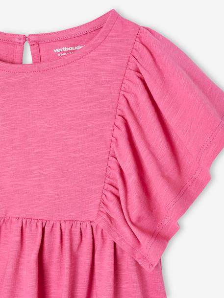 Tee-shirt blouse fille pivoine - vertbaudet enfant 