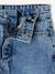 Jean fille large morphologik tour de hanches fin bleu foncé+bleu moyen - vertbaudet enfant 