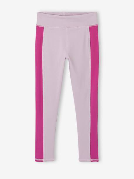 Ensemble sport sweat capuche + legging fille lilas - vertbaudet enfant 