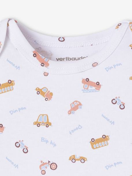 Lot de 5 bodies bébé garçon manches courtes coffret cadeau bleu - vertbaudet enfant 