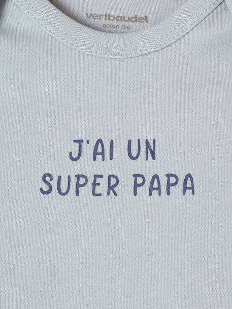 Lot de 5 bodies bébé garçon manches courtes coffret cadeau bleu - vertbaudet enfant 