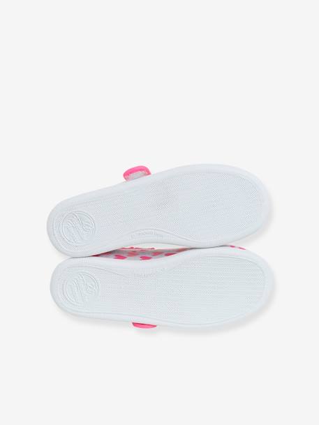 Chaussons ballerines scratchés enfant rose - vertbaudet enfant 