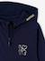 Sportset voor meisjes met hoodie en legging van technisch materiaal marineblauw - vertbaudet enfant 