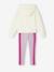 Sportset voor meisjes hoodie + legging lila - vertbaudet enfant 