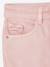 Pantalon fille slim morphologique fin anthracite+rose poudré - vertbaudet enfant 