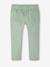 Pantalon slim fille morphologique large anthracite+rose poudré+vert sauge - vertbaudet enfant 