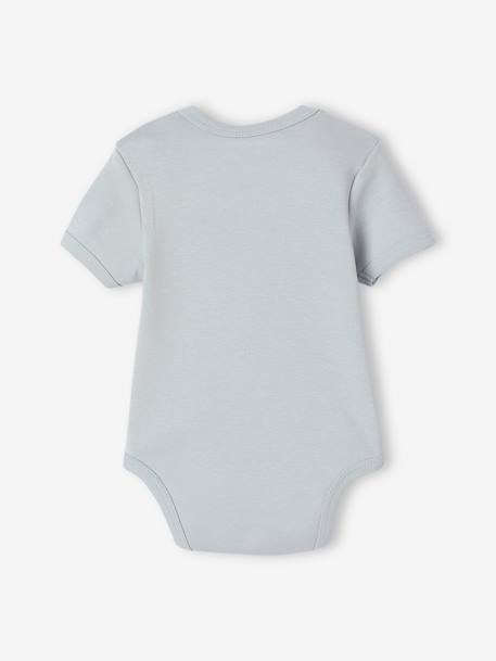 Set met 5 rompers korte mouwen blauw - vertbaudet enfant 