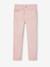 Pantalon fille slim morphologique fin anthracite+rose poudré - vertbaudet enfant 