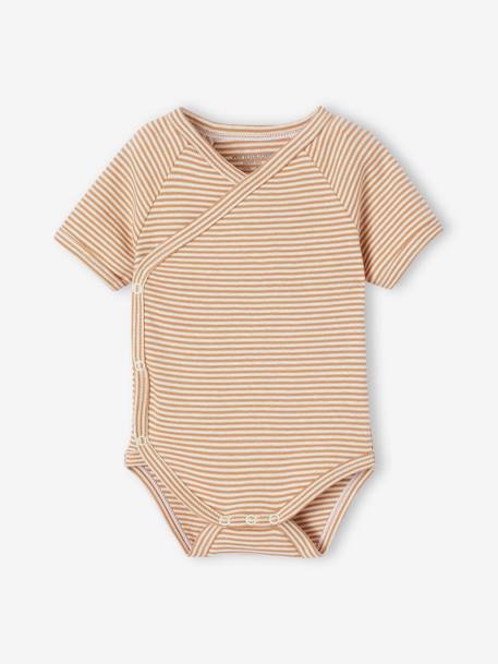 Set van 5 babyrompers met korte mouwen Luchtballon ecru - vertbaudet enfant 
