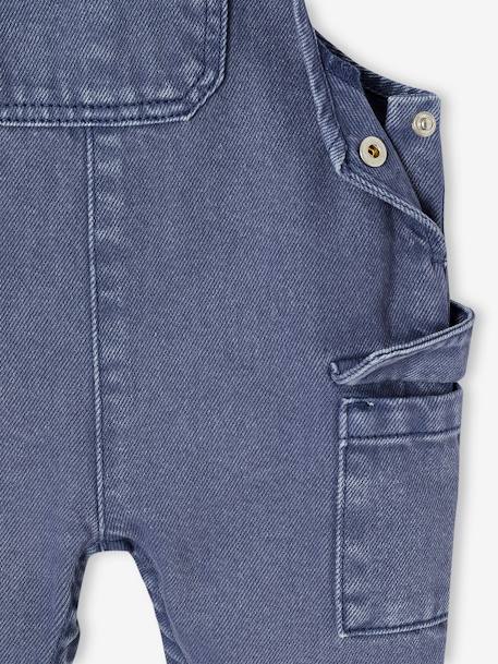 Salopette bébé en toile indigo - vertbaudet enfant 