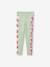 Legging technique sport fille bandes côtés imprimées vert sauge - vertbaudet enfant 