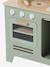 Cuisine en bois FSC® avec accessoires écru+rose+vert sauge - vertbaudet enfant 