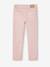 Pantalon fille slim morphologique fin anthracite+rose poudré - vertbaudet enfant 