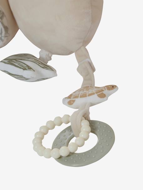 Grande peluche éléphant d'activités BABYLON beige - vertbaudet enfant 