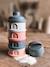 Boîte doseuse de lait 4 compartiments gris+Mineral grey/pink+terracotta+transparent+vert - vertbaudet enfant 