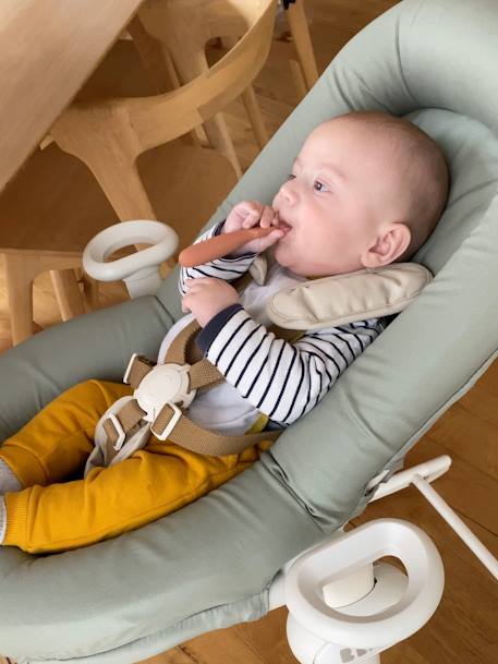 Lot de 2 pré-cuillères d'apprentissage en beige+terracotta+vert sauge - vertbaudet enfant 